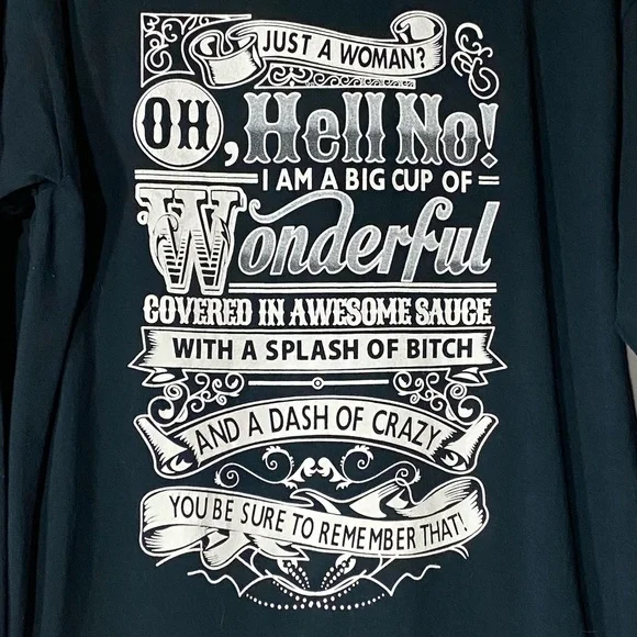 Ladies L Long Sleeve Black Tshirt
No size tag - Picture 4 of 4